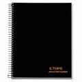 Tops Products TOPS, JEN ACTION PLANNER, NARROW RULE, BLACK COVER, 8.5 X 6.75, 84 SHEETS 63827